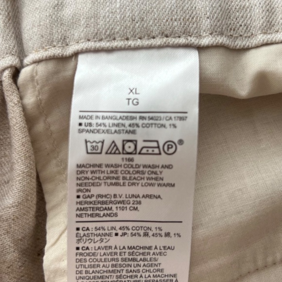 Banana Republic NWT linen blend shorts/skort size XL - Picture 9 of 9